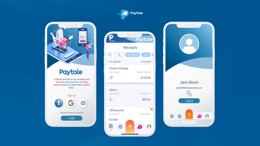 Paytale project screenshot